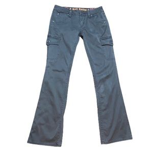 Rock Revival Skye Boot Cargo Pants 30 Metallic